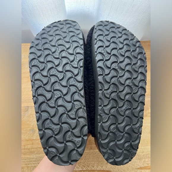 Birkenstocks Papillio Boston Big Buckle Flex Platform Shearling - Teddy Black - Picture 10 of 12